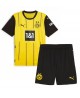 Günstige Borussia Dortmund Felix Nmecha #8 Heimtrikotsatz Kinder 2024-25 Kurzarm (+ Kurze Hosen)
